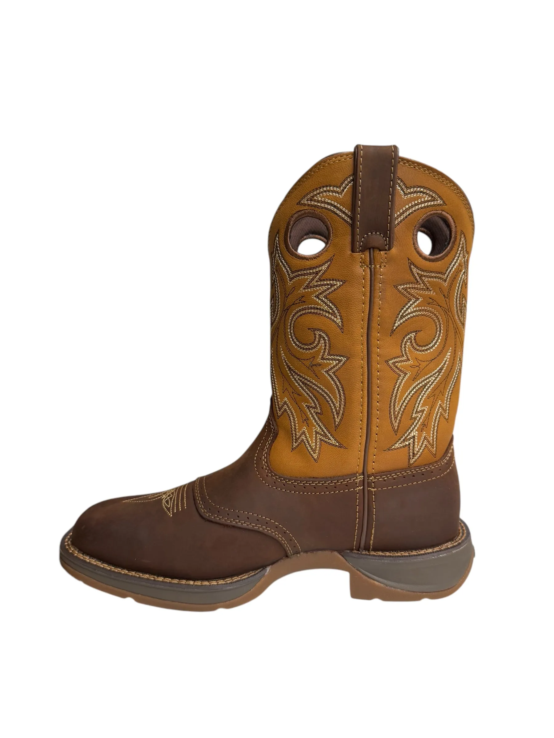 Durango Rebel Waterproof Western Steel Toe Pull Up Work Boot - DB019