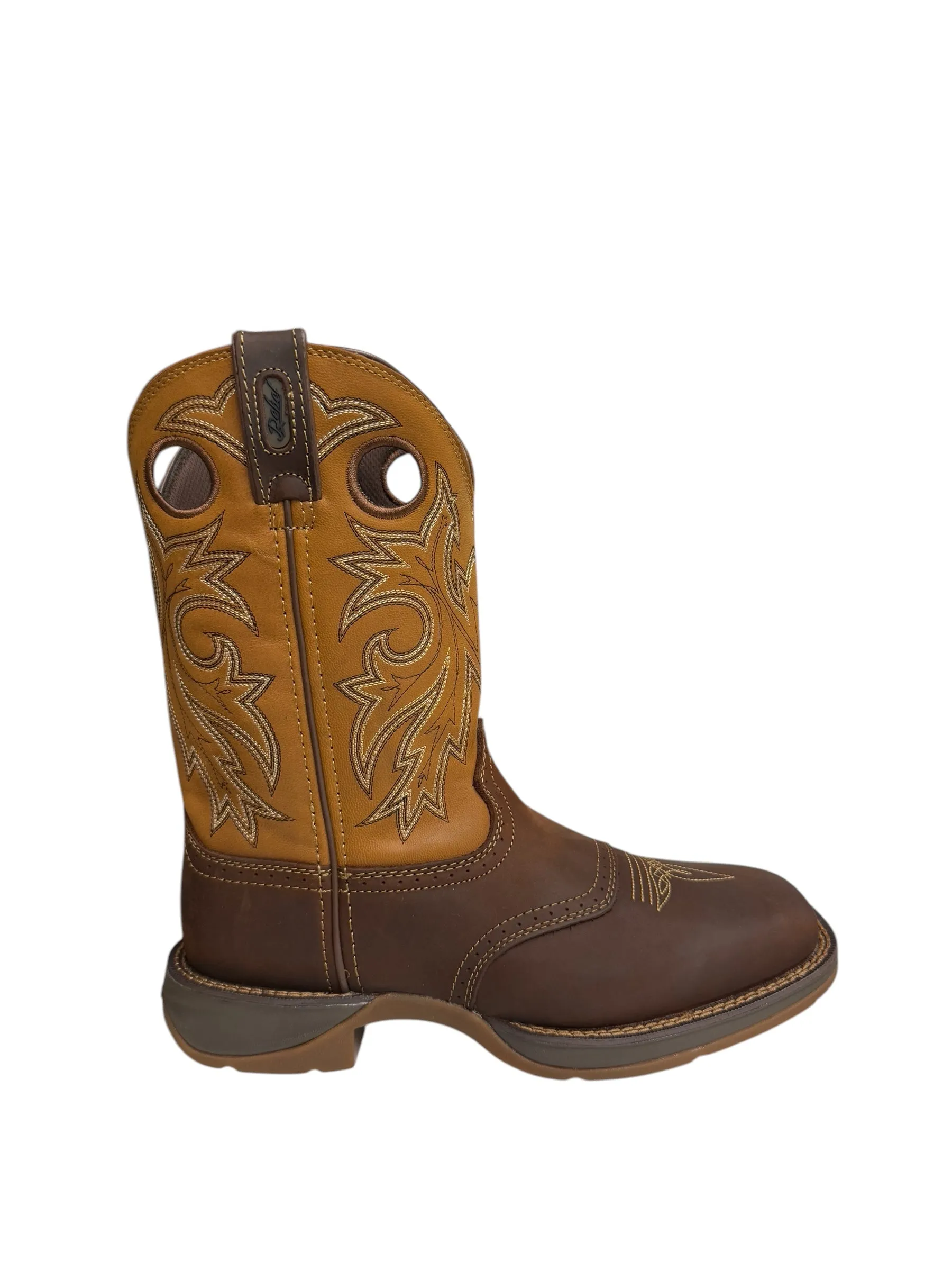 Durango Rebel Waterproof Western Steel Toe Pull Up Work Boot - DB019