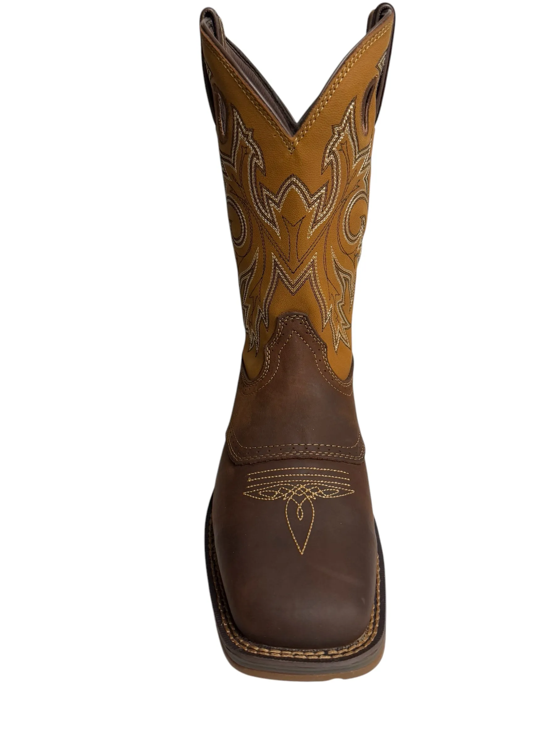 Durango Rebel Waterproof Western Steel Toe Pull Up Work Boot - DB019