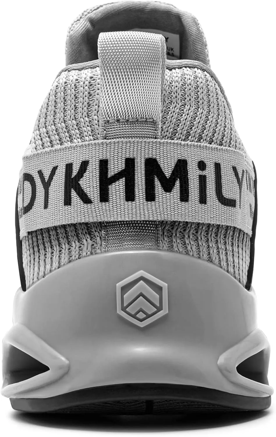 DYKHMATE Steel Toe Wide Shoes for Men Women Lightweight Safety Sneakers Fashion Work Shoes Comfortable Breathable Safety Toe Slip on Tennis Shoes