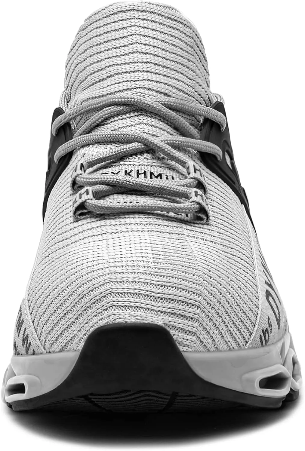 DYKHMATE Steel Toe Wide Shoes for Men Women Lightweight Safety Sneakers Fashion Work Shoes Comfortable Breathable Safety Toe Slip on Tennis Shoes