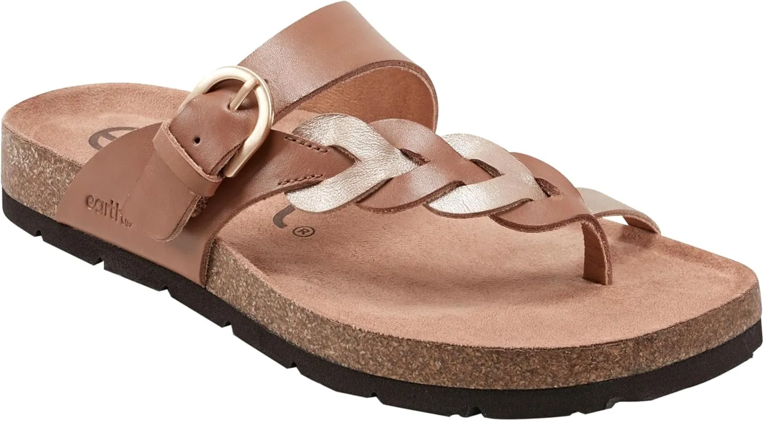 Earth Footwear Women's, ALYCE Sandal, Brown 101, 12 M