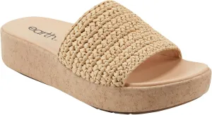 Earth Footwear Women's, SACHAN2 Slide Sandal, Beige 110, 6.5 M
