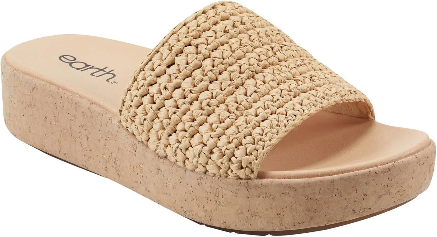 Earth Footwear Women's, SACHAN2 Slide Sandal, Beige 110, 6.5 M