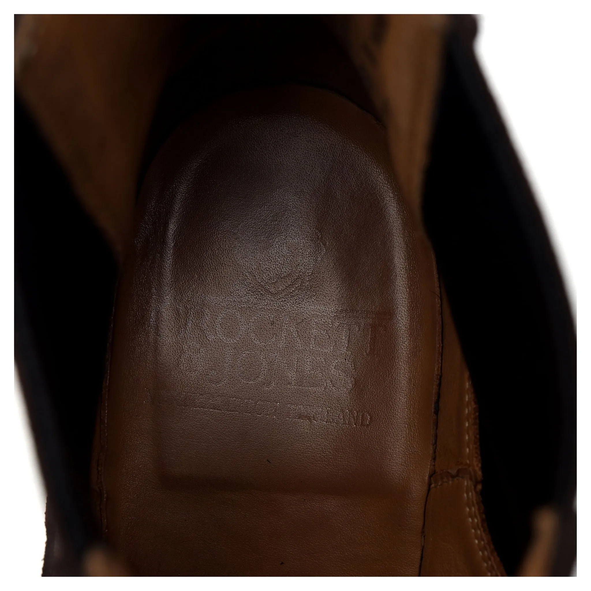 'Elgin' Dark Brown Suede Chelsea Boots UK 9 E
