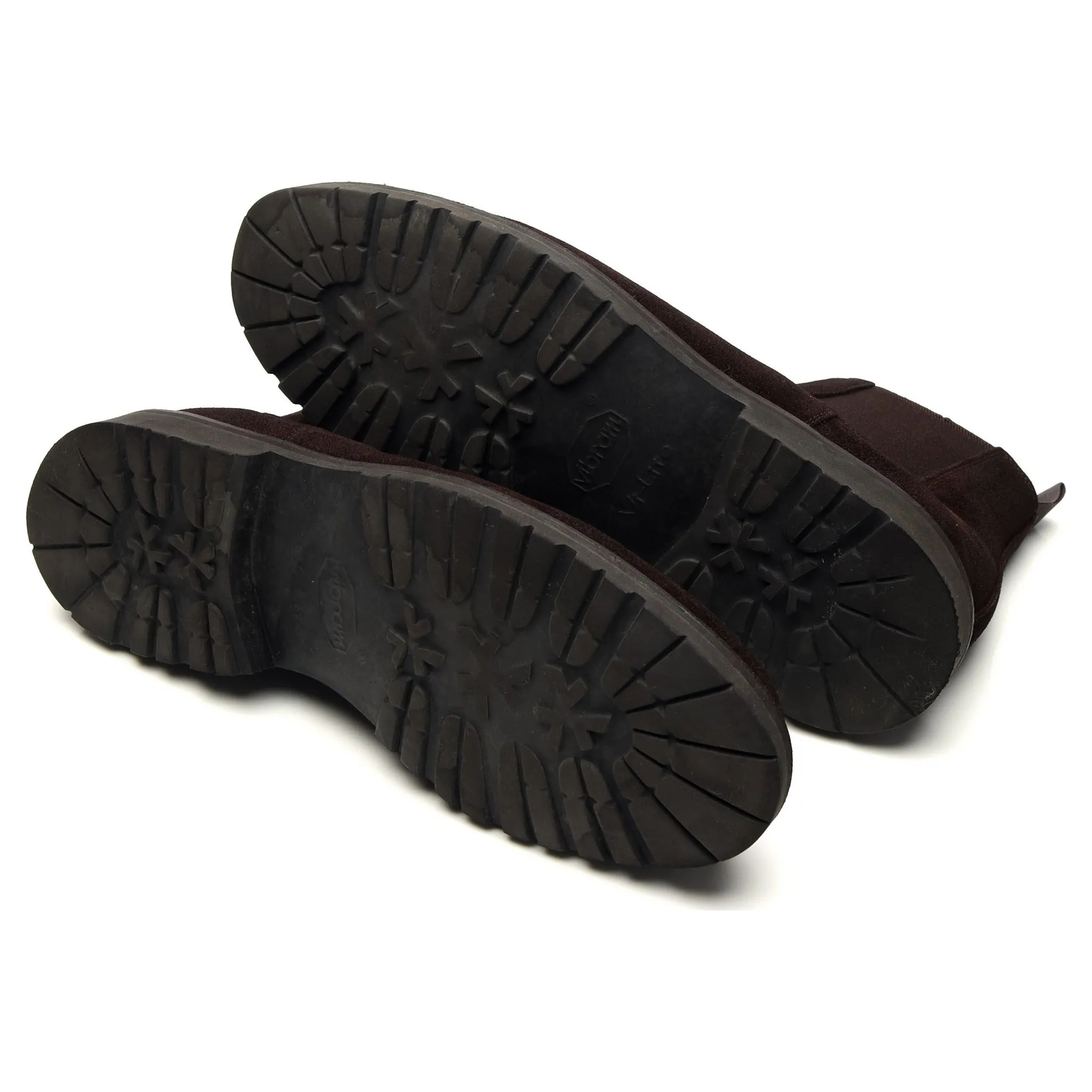 'Elgin' Dark Brown Suede Chelsea Boots UK 9 E