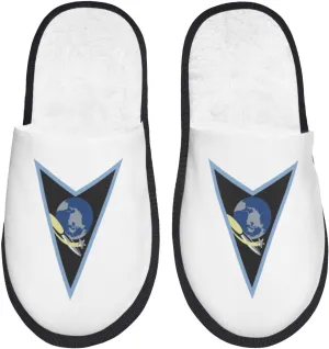 Emblem Of Star Delta (P) Slippers For Women Men Cozy Indoor And Outdoor Slip On Slippers Fuzzy House Shoes