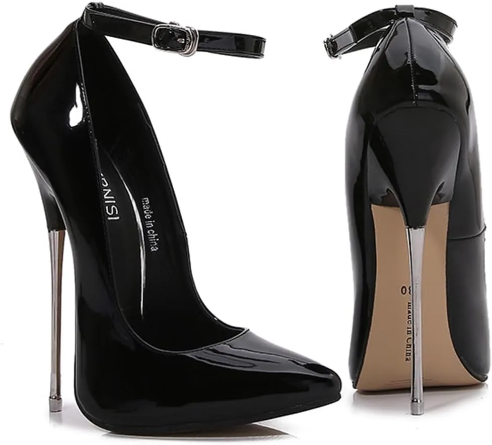 F&A LOVING Unisex Men's Women's Pointed Toe Stiletto High Heel Sexy Pumps