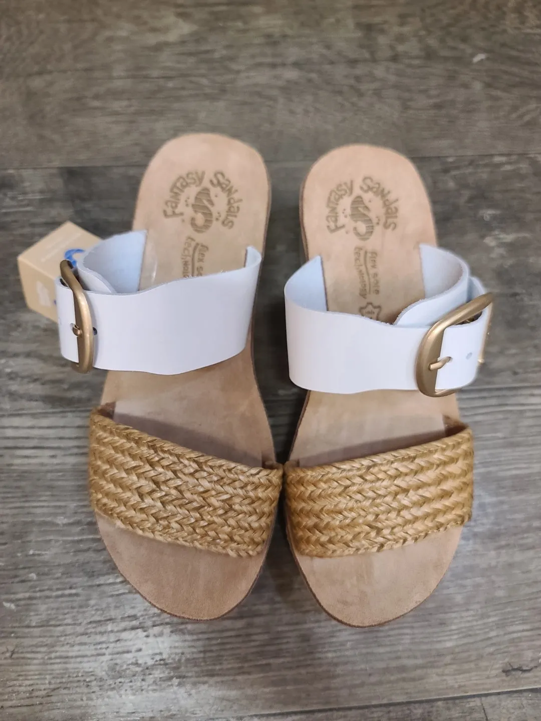 Fantasy Sandals S5013 Roxy Backless Wedge