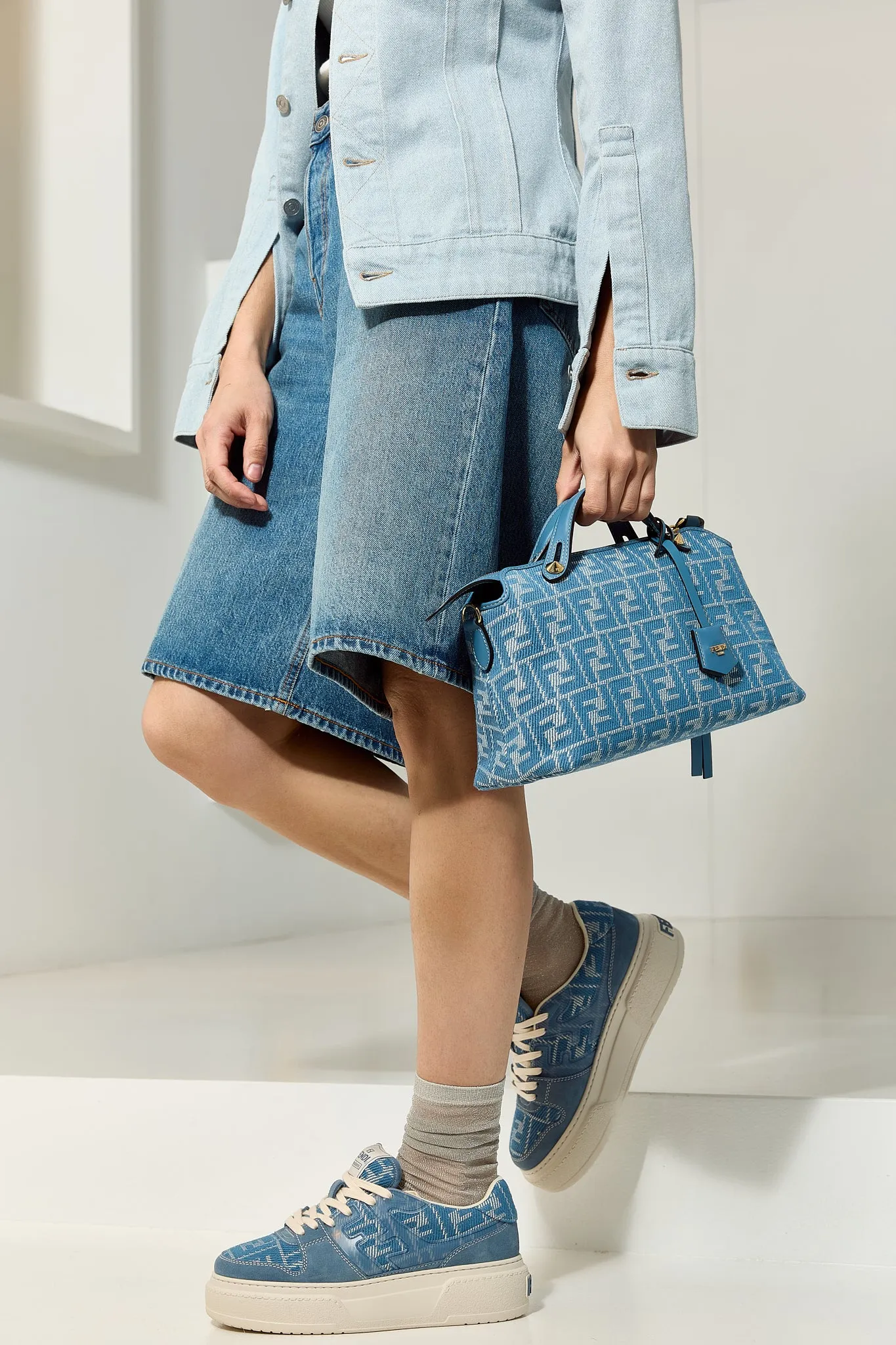 Fendi Platform Match Sneaker