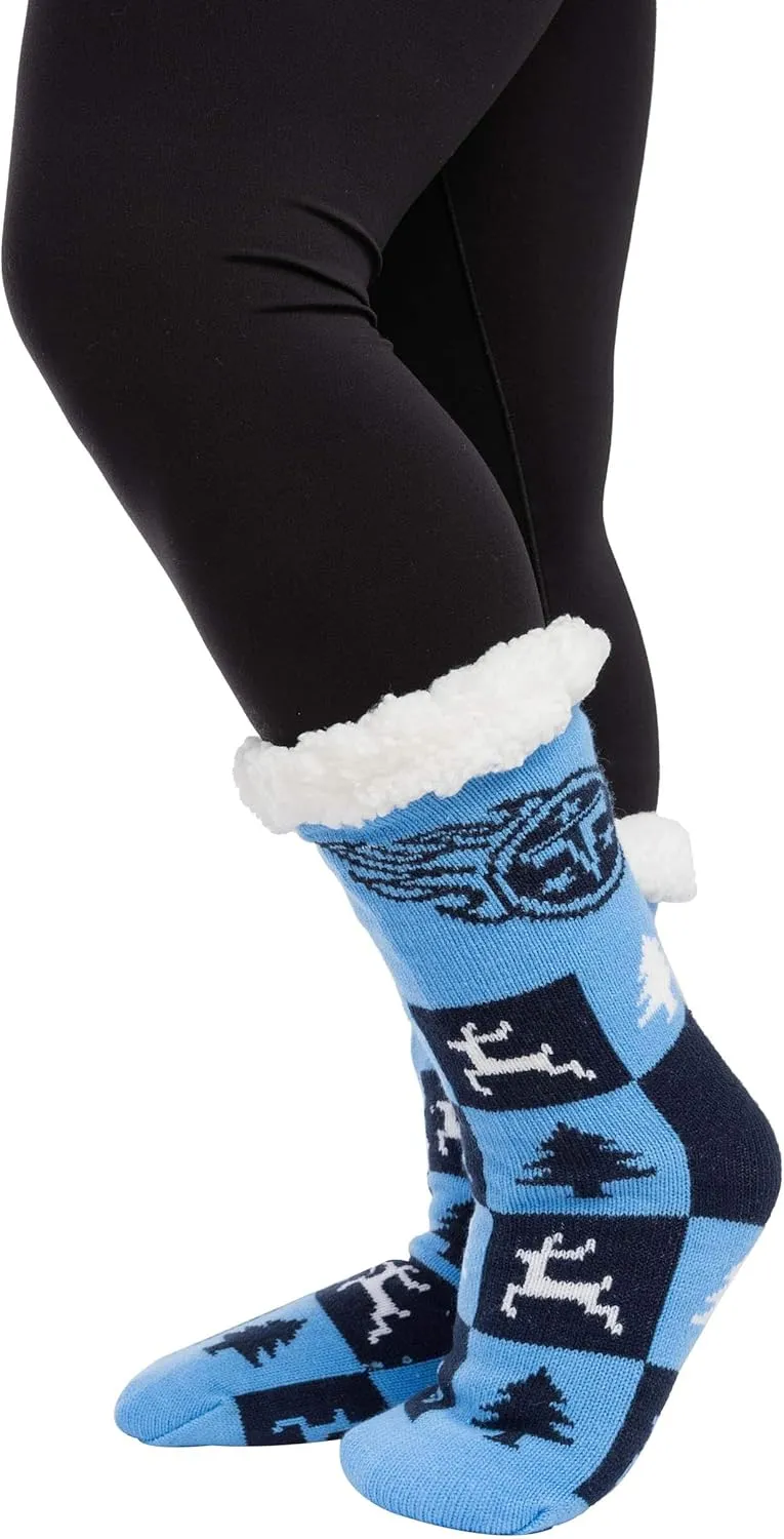 FOCO Women's NFL Team Logo Fan Footy 3-Pack Slipper Socks
