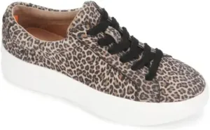 Gentle Souls by Kenneth Cole Women's Rosette Platform Sneaker, Fossil, 11 M US