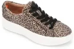 Gentle Souls by Kenneth Cole Women's Rosette Platform Sneaker, Fossil, 5.5 M US
