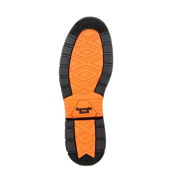 Georgia Boot Brown Carbo-Tec LT Steel Toe Waterproof Pull On Workboot GB00310