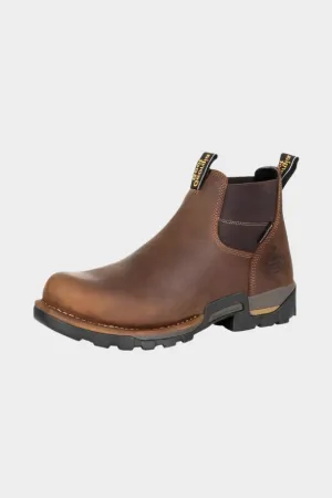 GEORGIA BOOT EAGLE ONE STEEL TOE WATERPROOF CHELSEA WORK BOOT