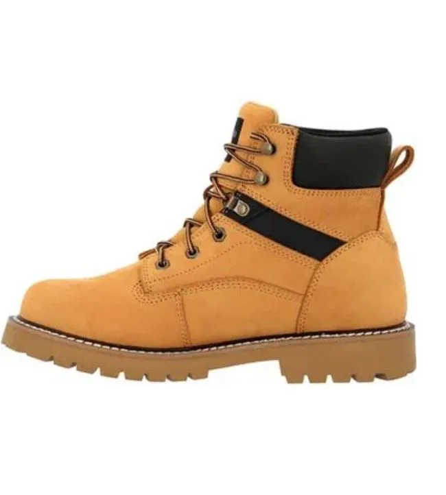Georgia Boot Wheat 37 Steel Toe Waterproof Men's Work Boots GB00673