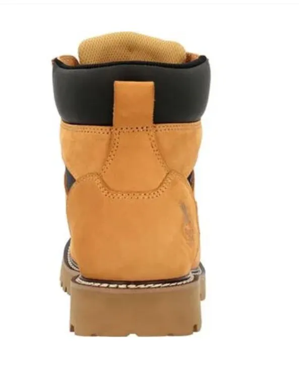 Georgia Boot Wheat 37 Steel Toe Waterproof Men's Work Boots GB00673