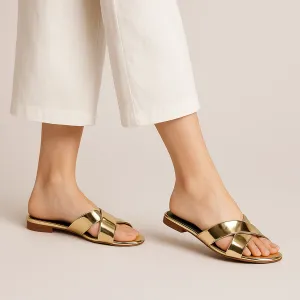 Golden Women Slipper WC53