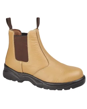 Grafters Chelsea Leather Safety Boots