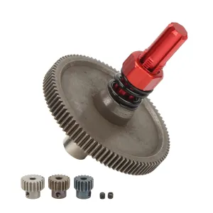 Hardened Steel Slipper Gear Differential Upgrade for Arrma Senton 1/10 RC Cars, Stable Performance for Granite,Big Rock,Vorteks, Wear Resistant (Red)