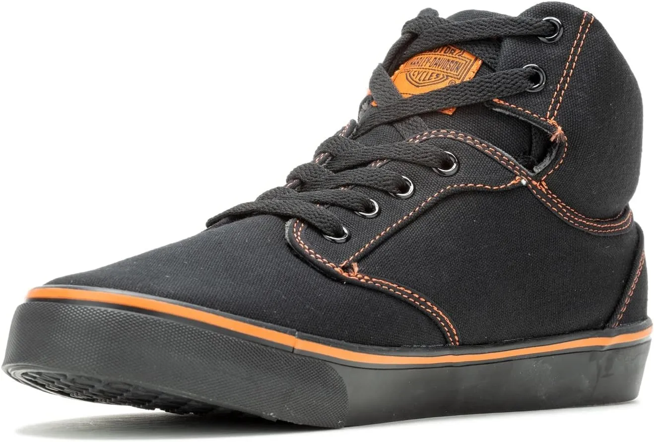 Harley-Davidson Men's Wrenford Canvas Motorcycle Casual Sneaker