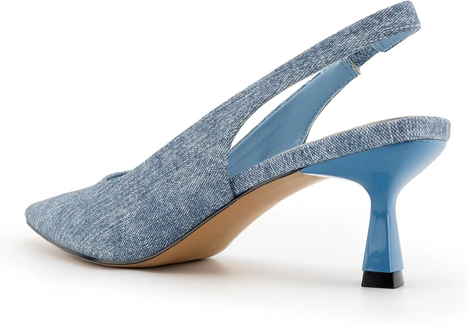 heelchic Women's Kitten Heel, Closed Pointed Toe Low Heel, Comfortable Pumps Shoes for Women Dress Shoes