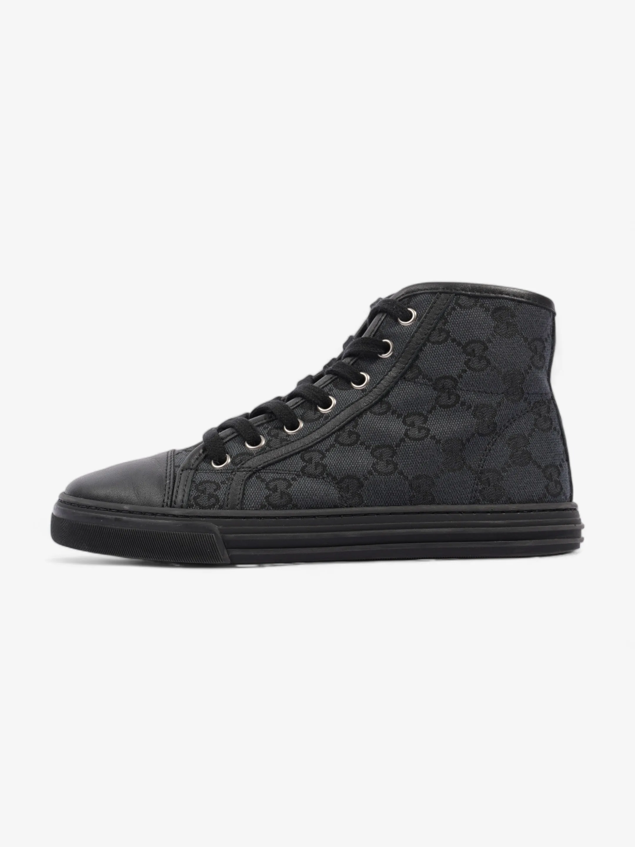 High Top Sneaker Black Canvas EU 35 UK 2