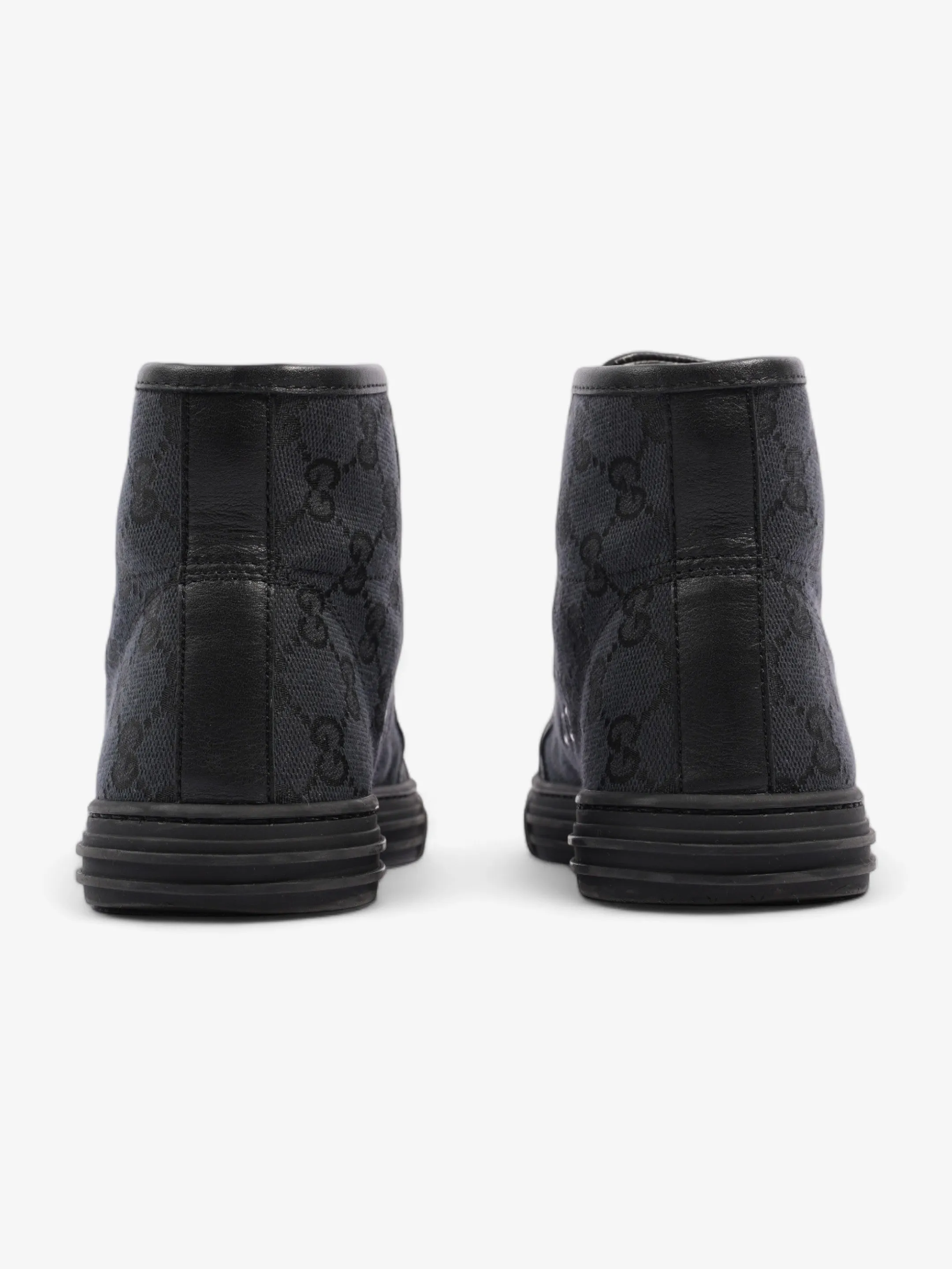 High Top Sneaker Black Canvas EU 35 UK 2