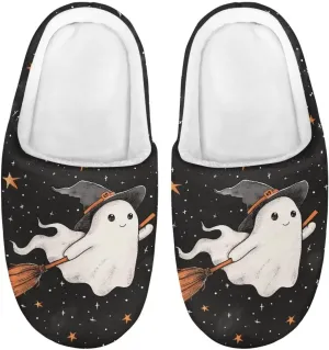 House Slippers for Girls Soft Size 9-15 Black