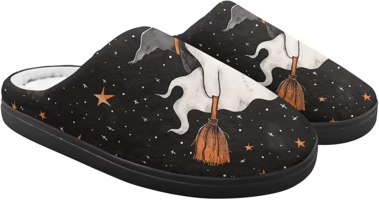 House Slippers for Girls Soft Size 9-15 Black