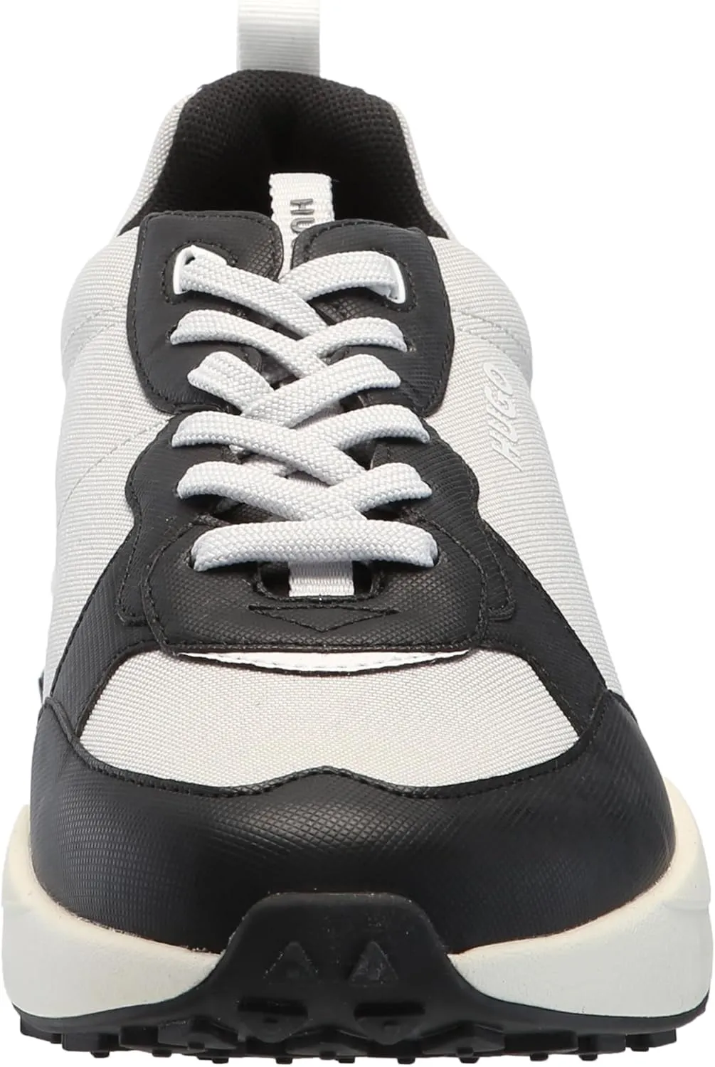 HUGO Men's Logo Tape Canvas Mix Sneaker