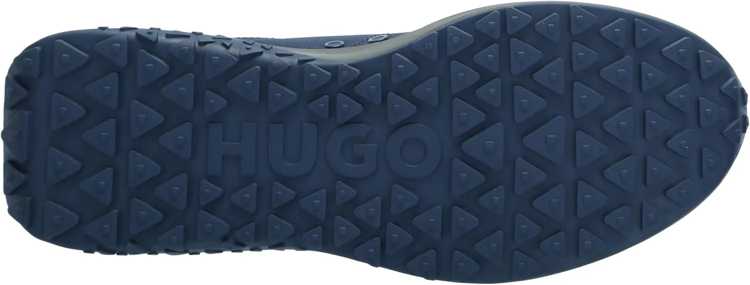HUGO Men's Logo Tape Canvas Mix Sneaker