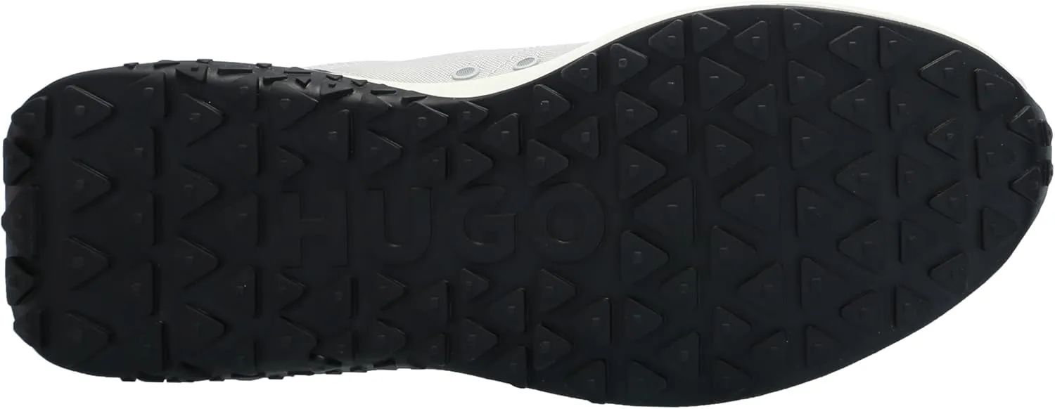 HUGO Men's Logo Tape Canvas Mix Sneaker