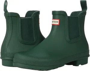 Hunter Footwear Women's Original Chelsea Rain Boot, Hunter Green, 8