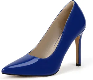 IDIFU IN4 Women's Pumps High Heels Closed Toe Stiletto Pointed Toe Dress Shoes Wedding Prom Bridal Daily Work Office Business Trendy Fashion Sexy Comfortable Pumps Dressy Shoes