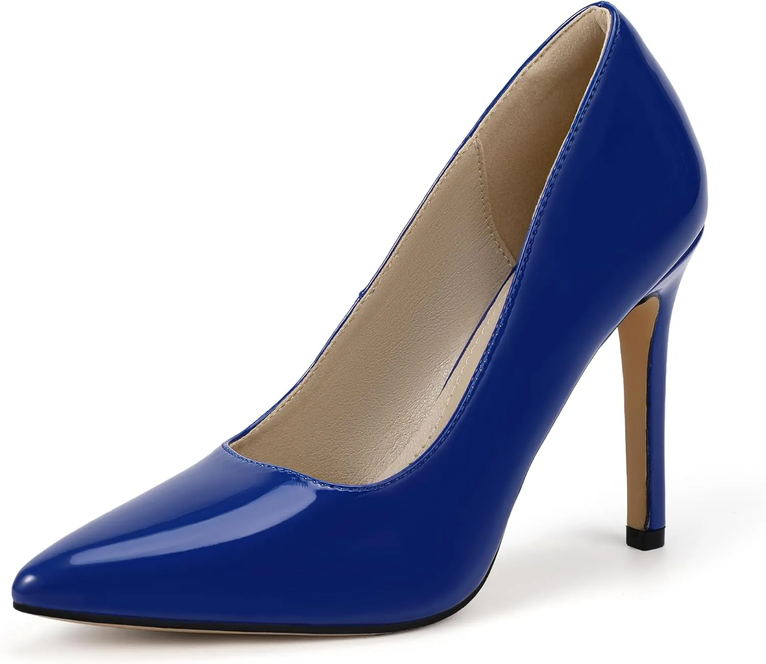 IDIFU IN4 Women's Pumps High Heels Closed Toe Stiletto Pointed Toe Dress Shoes Wedding Prom Bridal Daily Work Office Business Trendy Fashion Sexy Comfortable Pumps Dressy Shoes