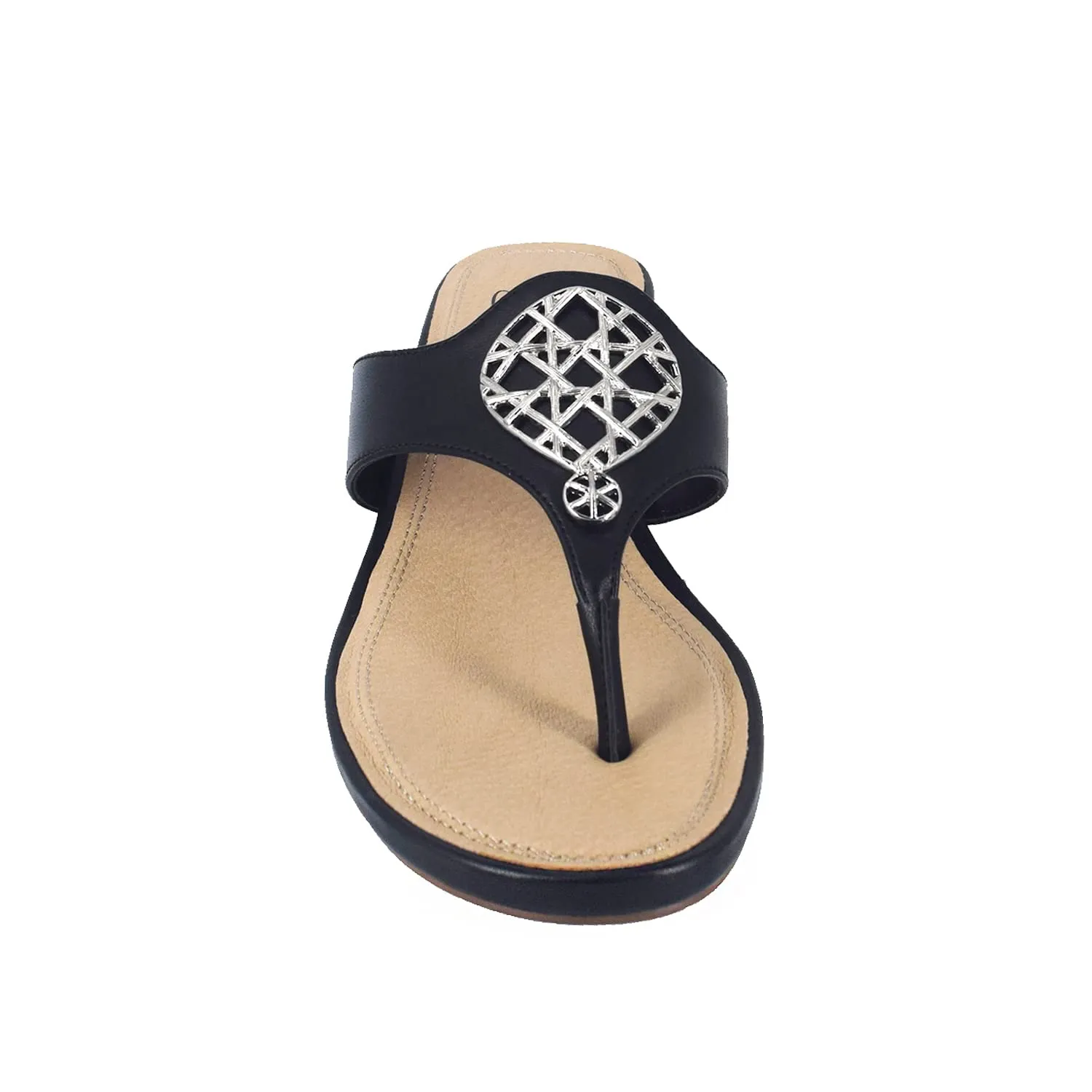 Impo Renata Thong Sandal with Memory Foam, Black, 8