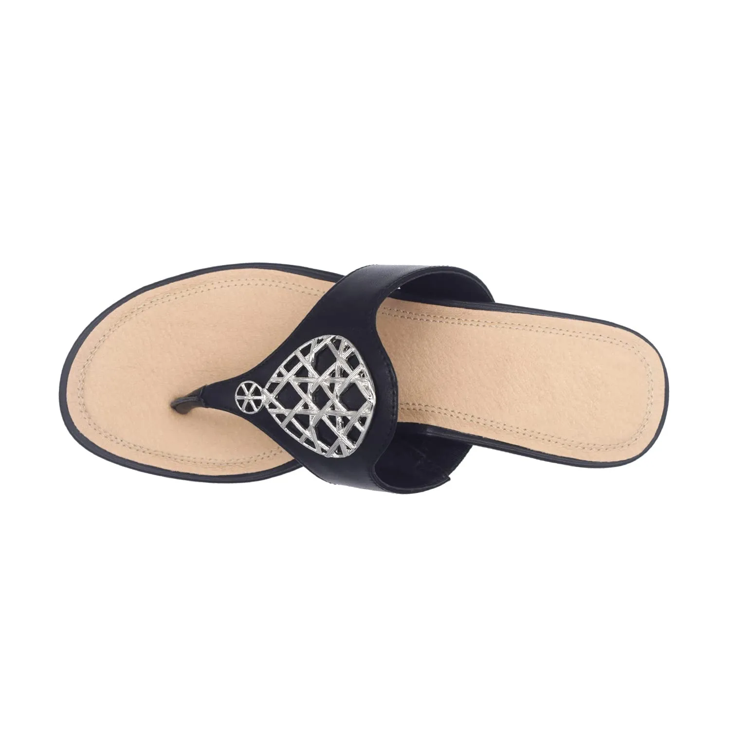 Impo Renata Thong Sandal with Memory Foam, Black, 8