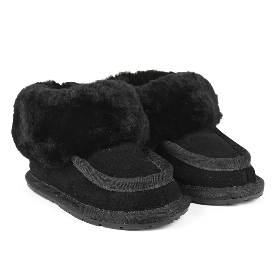 Indoor shoe with slambswool