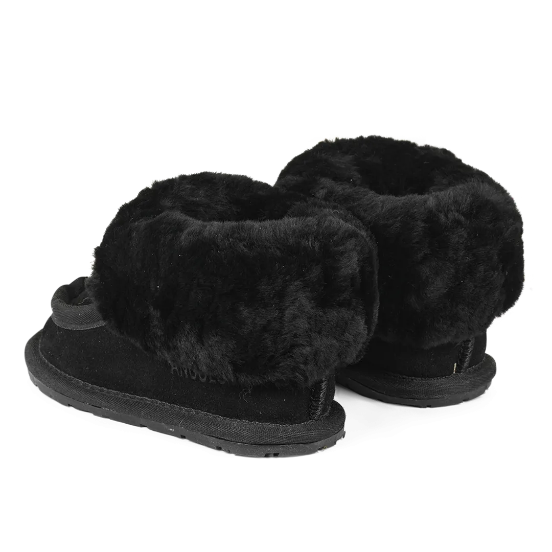 Indoor shoe with slambswool