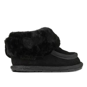 Indoor shoe with slambswool