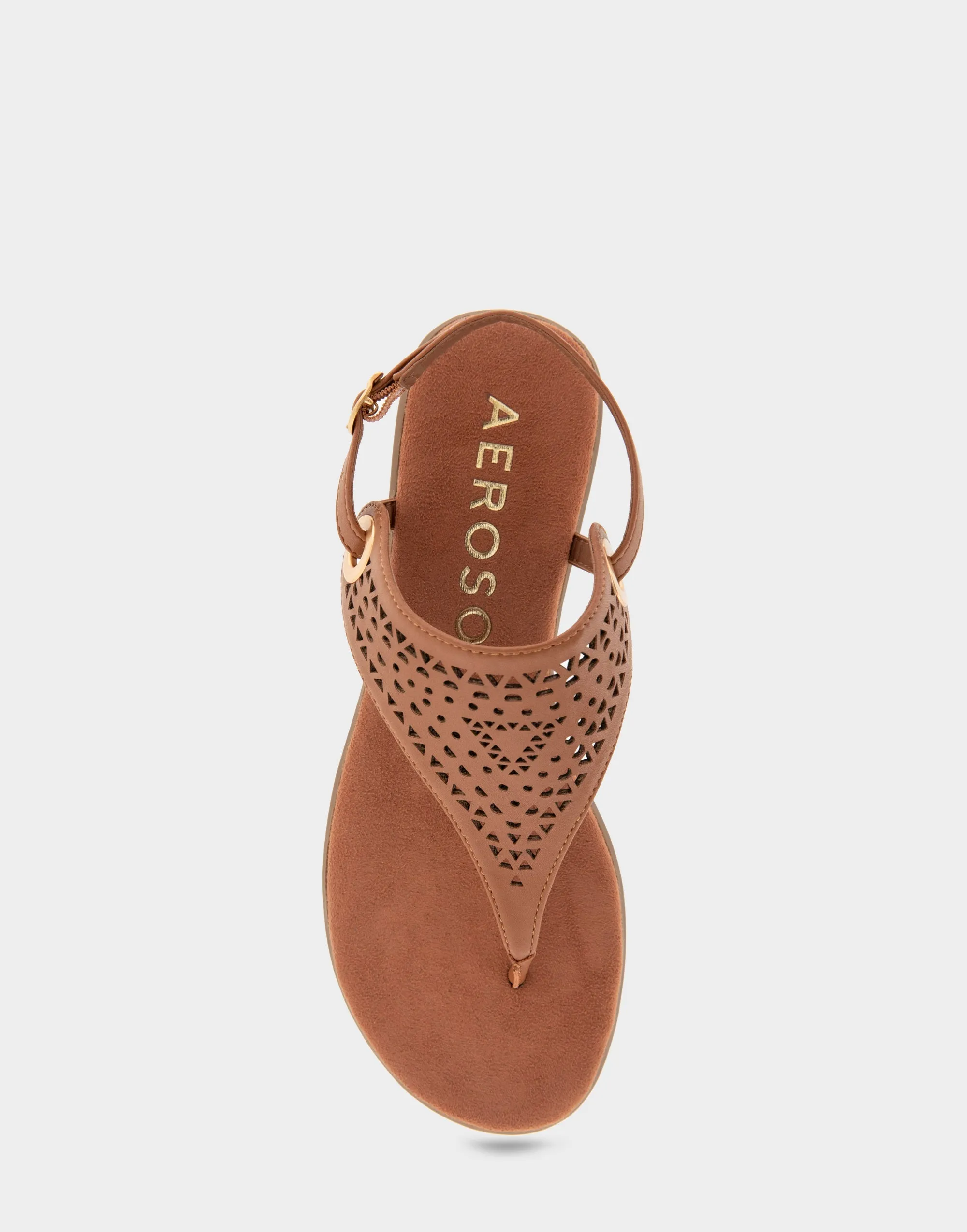 Iole Tan Faux Leather