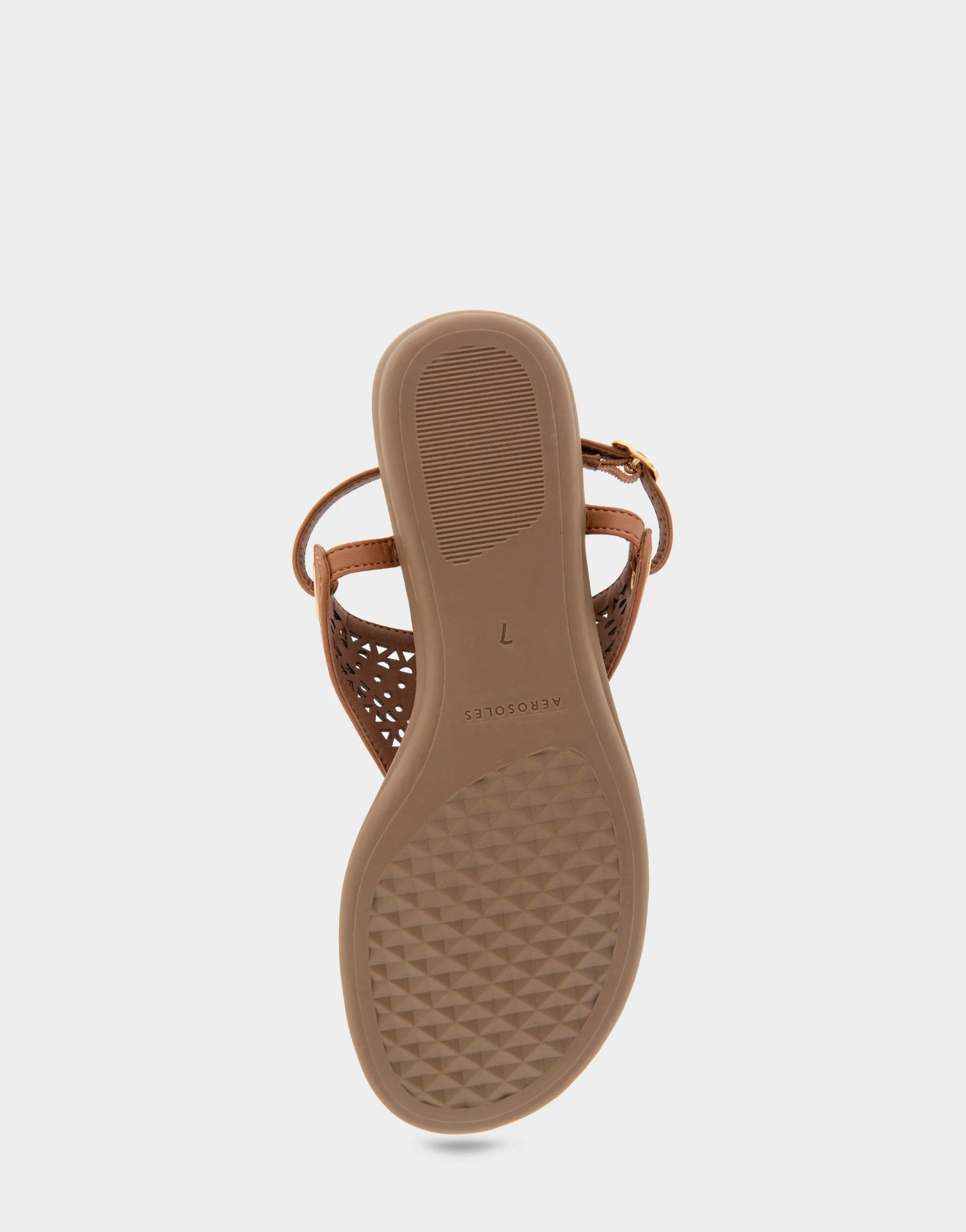 Iole Tan Faux Leather