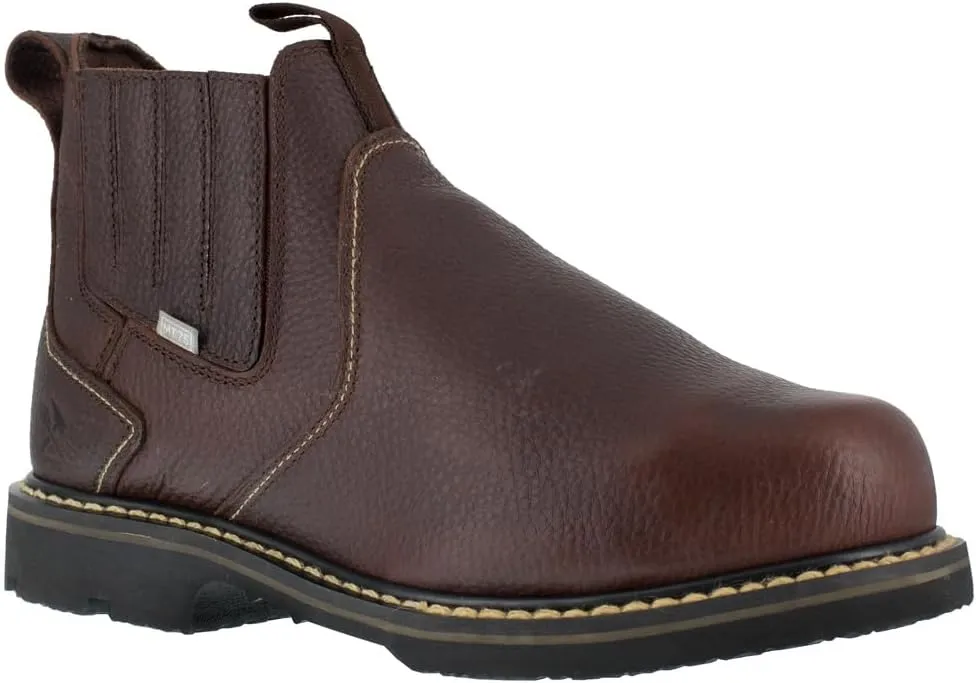 Iron Age Mens Groundbreaker 6 Inch Electrical Steel Toe Work Safety Shoes Casual - Brown