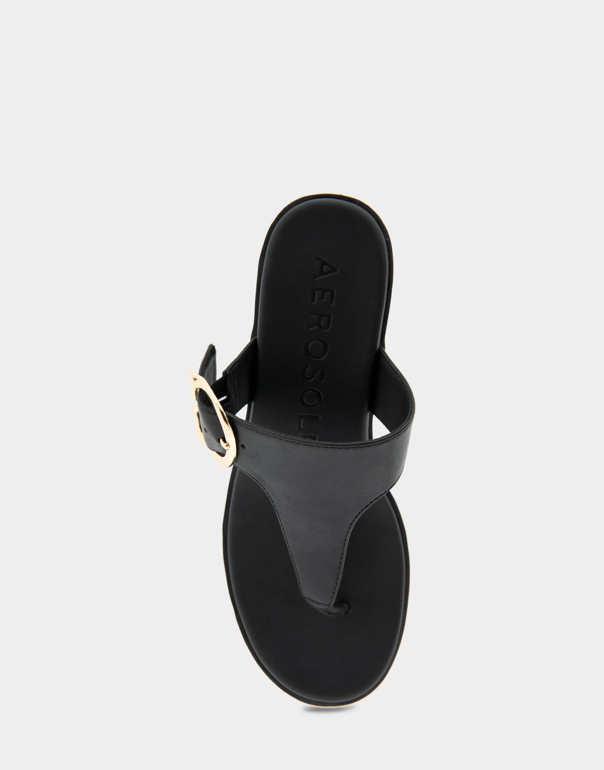 Izola Black Faux Leather