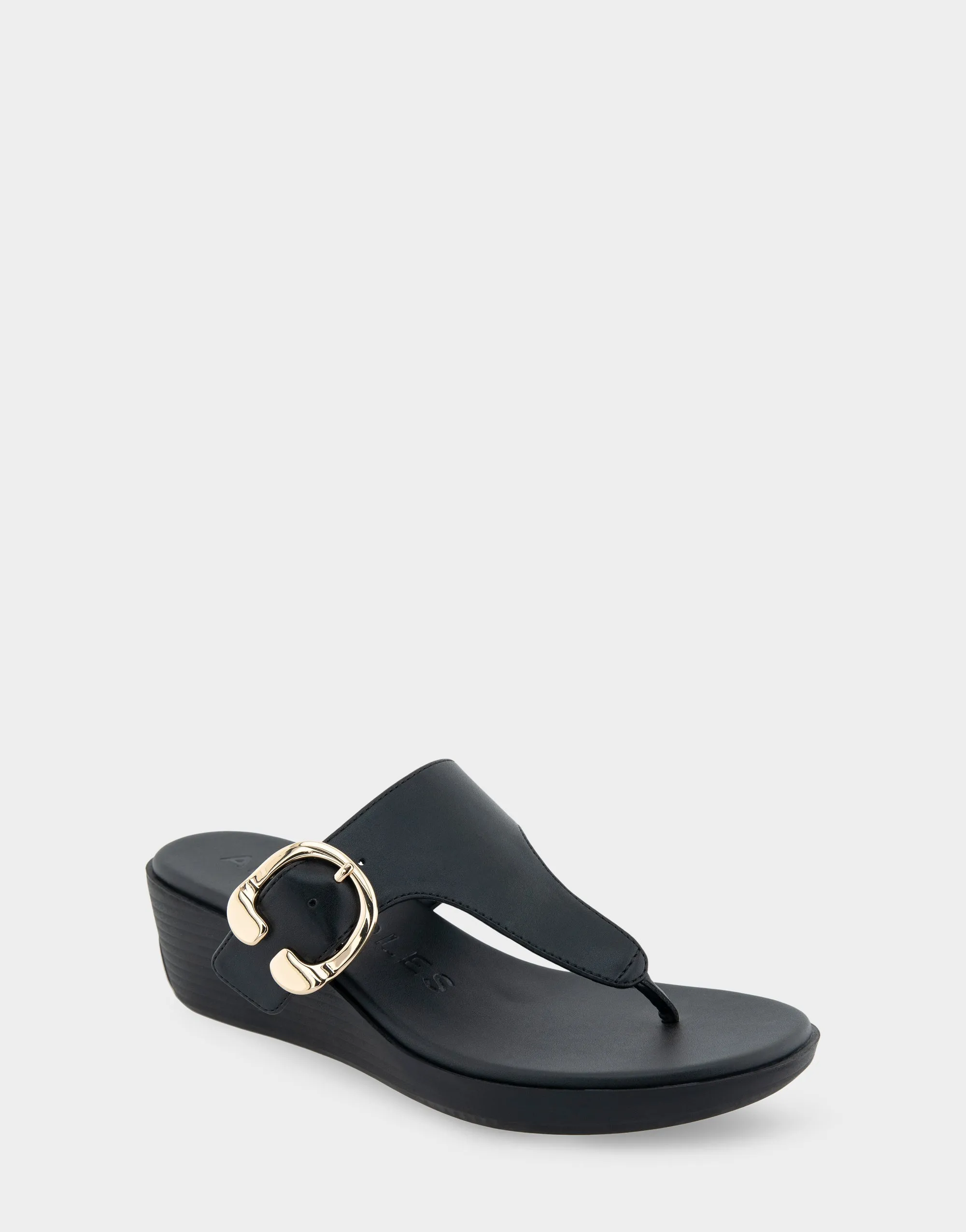 Izola Black Faux Leather