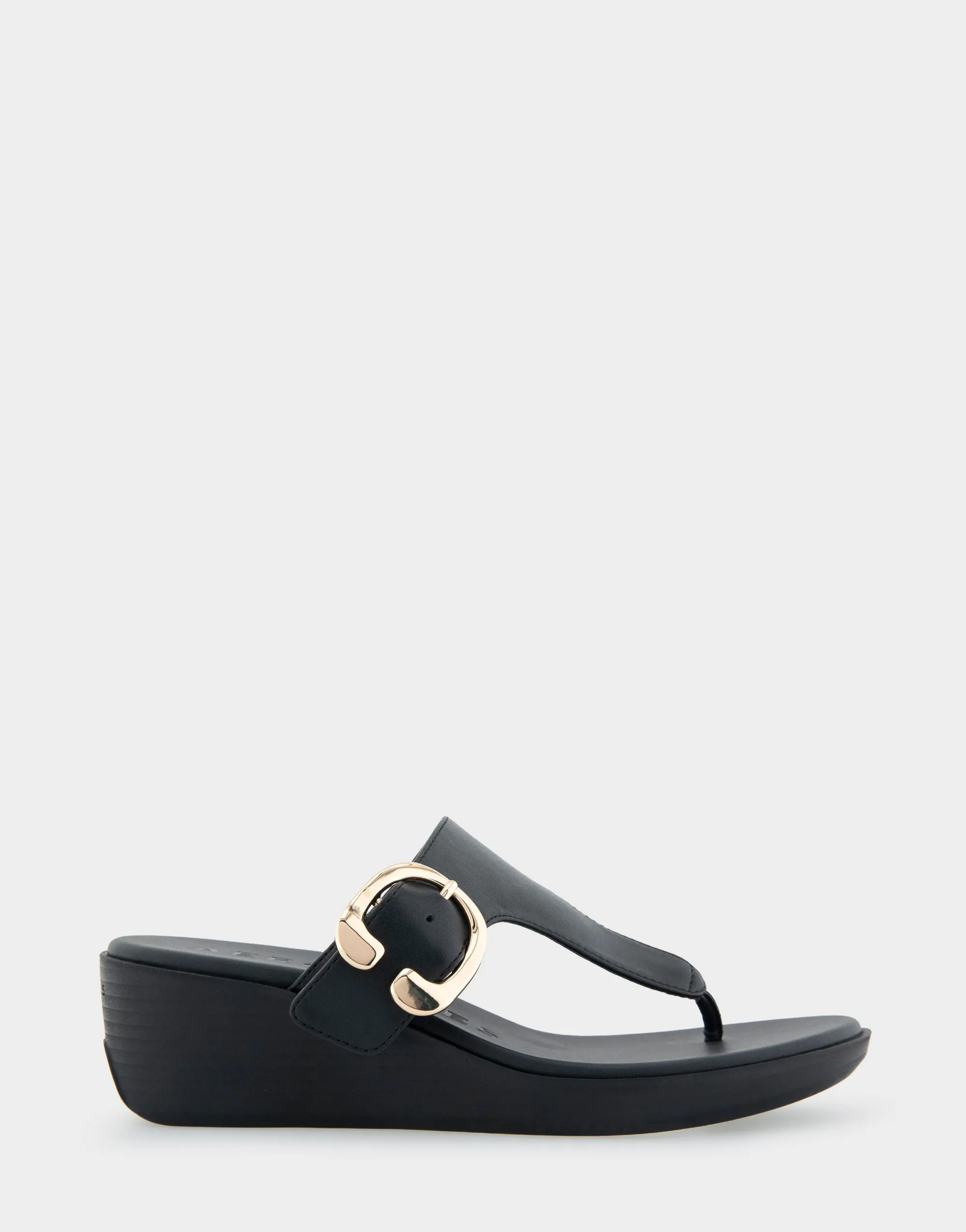 Izola Black Faux Leather