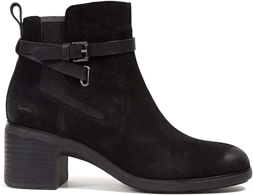 Jambu Women's Vivi Chelsea Boot Black/Gunmetal 6