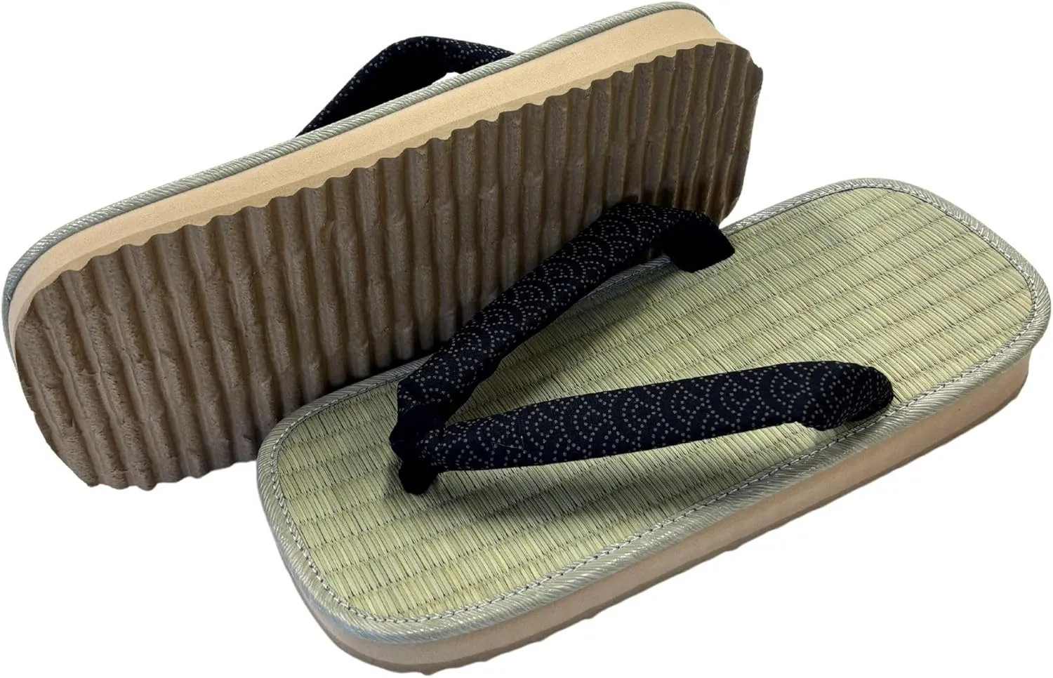 Japanese Sandal Rush Sponge sole Sandal thong Up to oversize men's