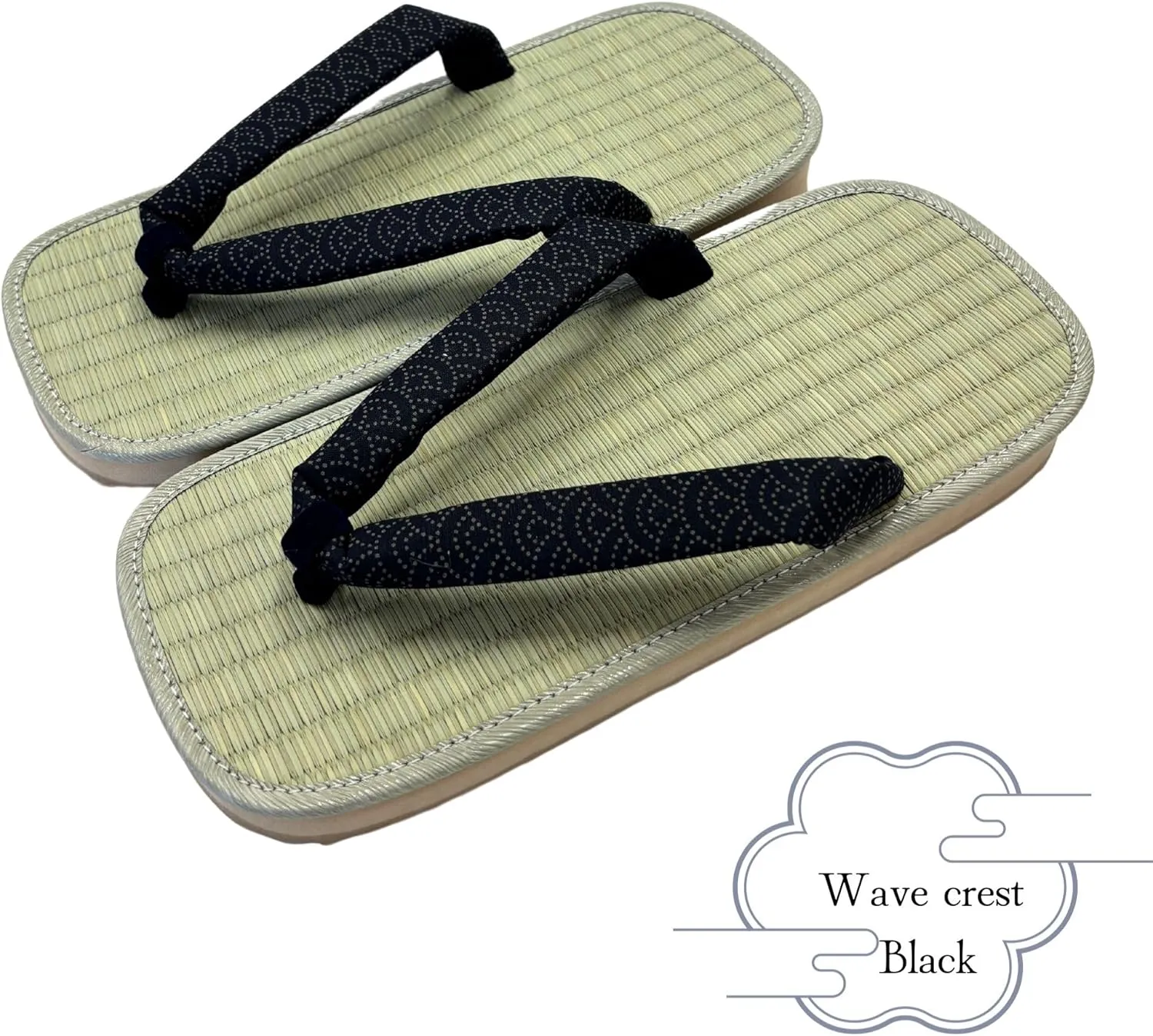 Japanese Sandal Rush Sponge sole Sandal thong Up to oversize men's